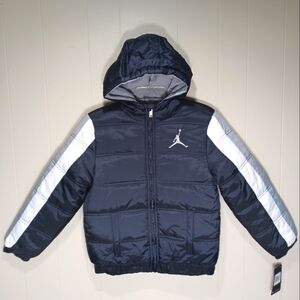 Nike Air Jordan Jumpman Black Kids Puffer Winter Jacket Coat